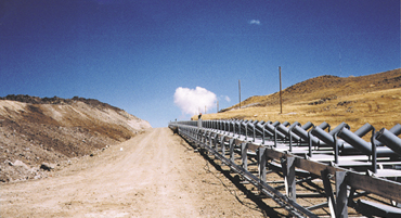 Conveyor supports for the mining industry in Canada and USA